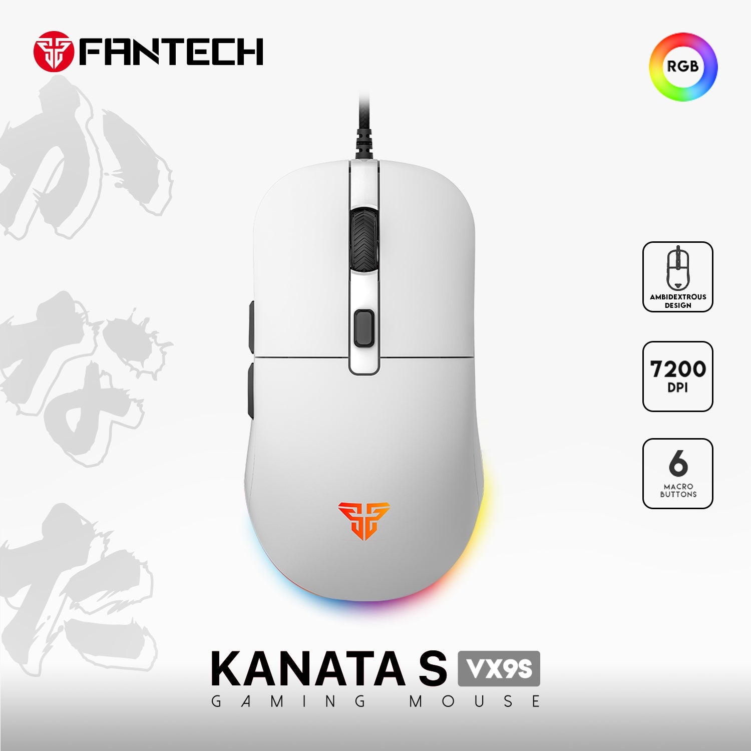 Fantech Kanata VX9S Gaming Mouse New Arrivals 13 JOD
