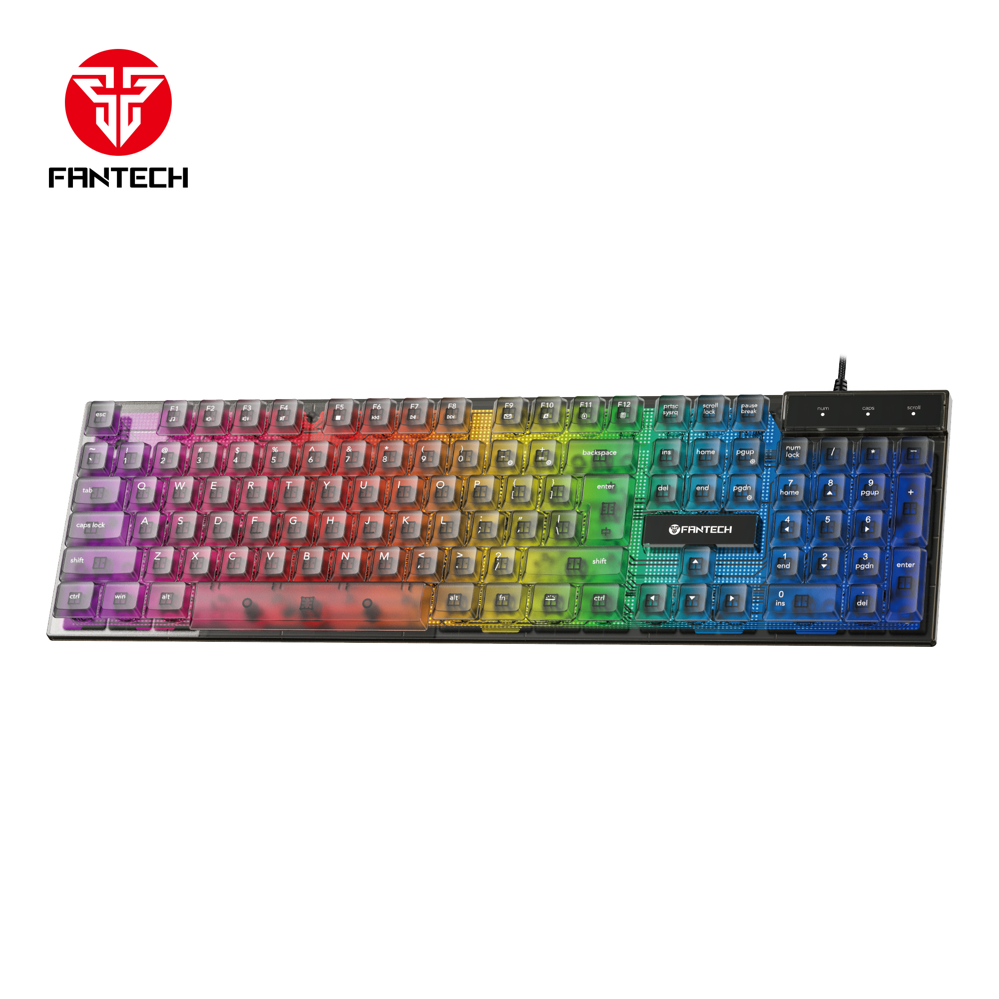 Fantech Shikari K515 RGB Membrane Gaming Keyboard Keyboard 12 JOD