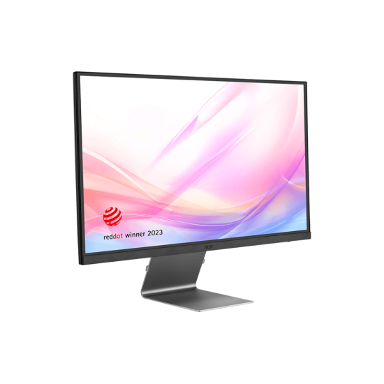 MSI Modern MD271UL, 27" Monitor, 3840 x 2160 (UHD), IPS, 60 Hz, 4ms, HDMI, DP Port, USB C, Tilt, Silver