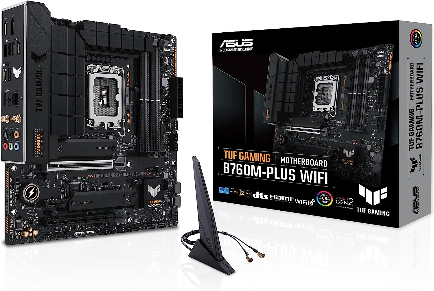 ASUS TUF B760M-PLUS WIFI DDR5 LGA 1700 mATX Motherboard
