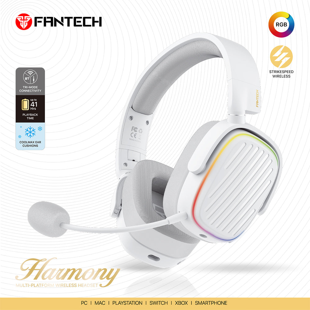 Fantech WHG02 Wireless Headset Harmony New Arrivals 50 JOD