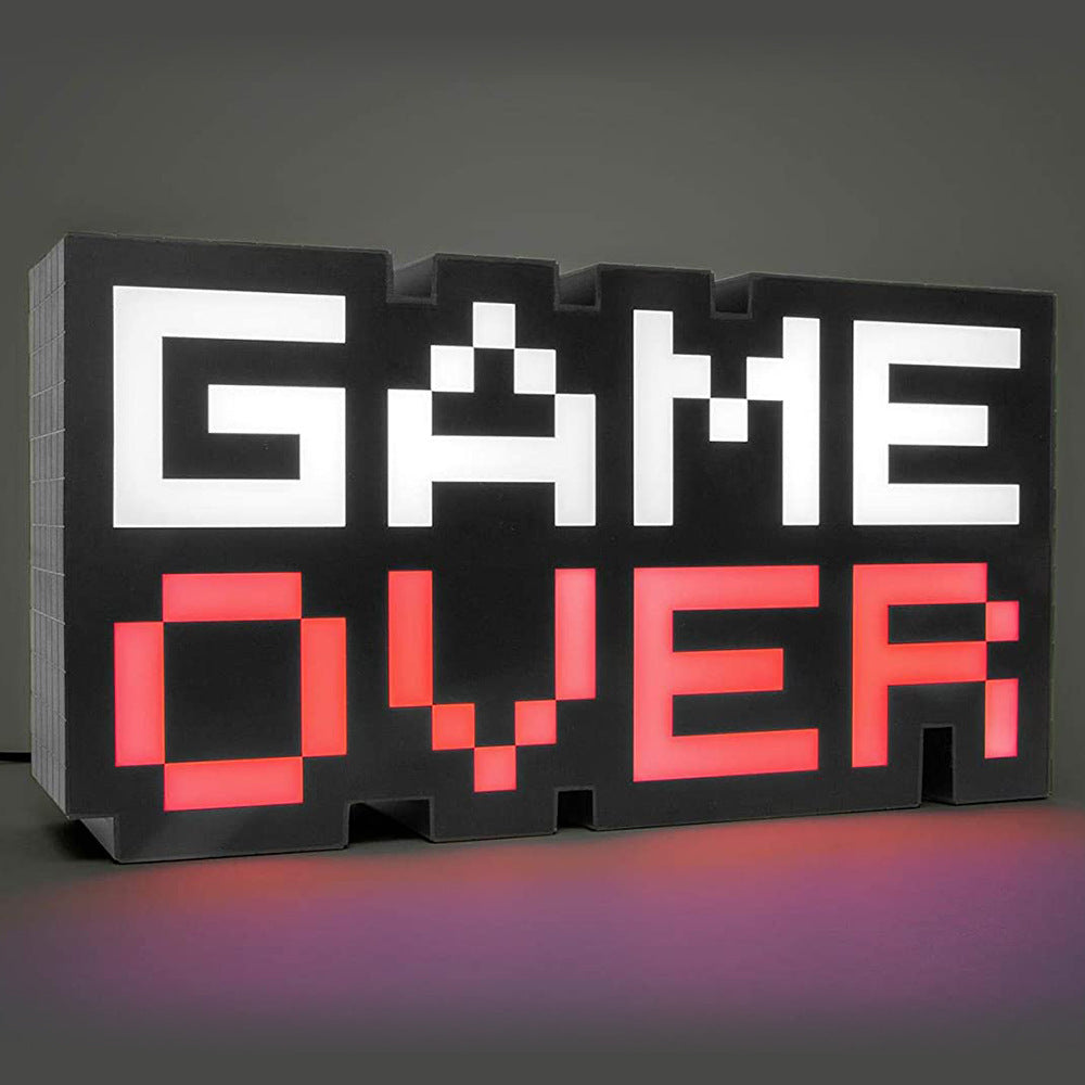 GAME OVER Lamp Voice Control LED Light