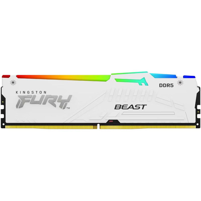 Kingston FURY Beast RGB 16GB 5200MHz DDR5 RAM - White