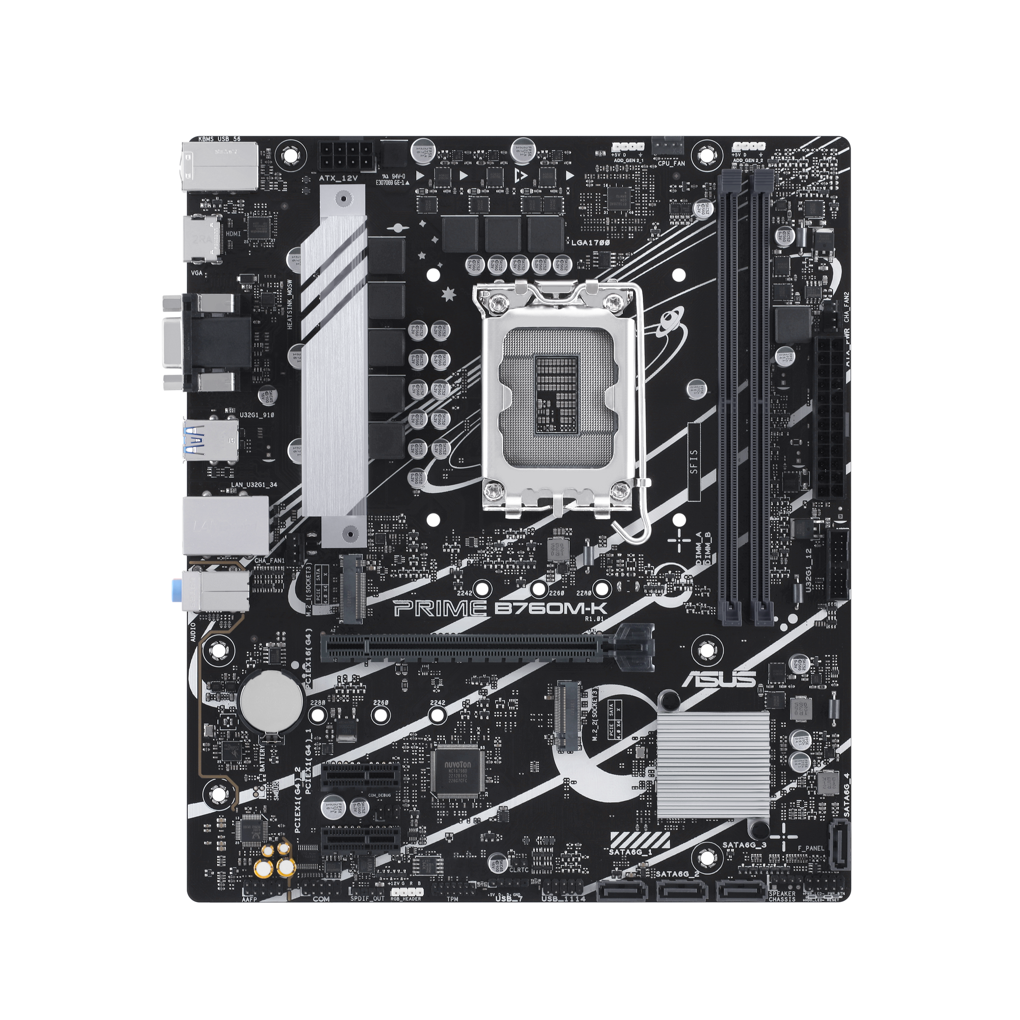 ASUS PRIME B760M-K DDR5 (13th and 12th Gen) LGA 1700 mATX Motherboard