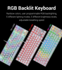 Redragon K552 - RGB - 2 Wired TKL 75% Mechanical Gaming Keyboard | AR Keyboard