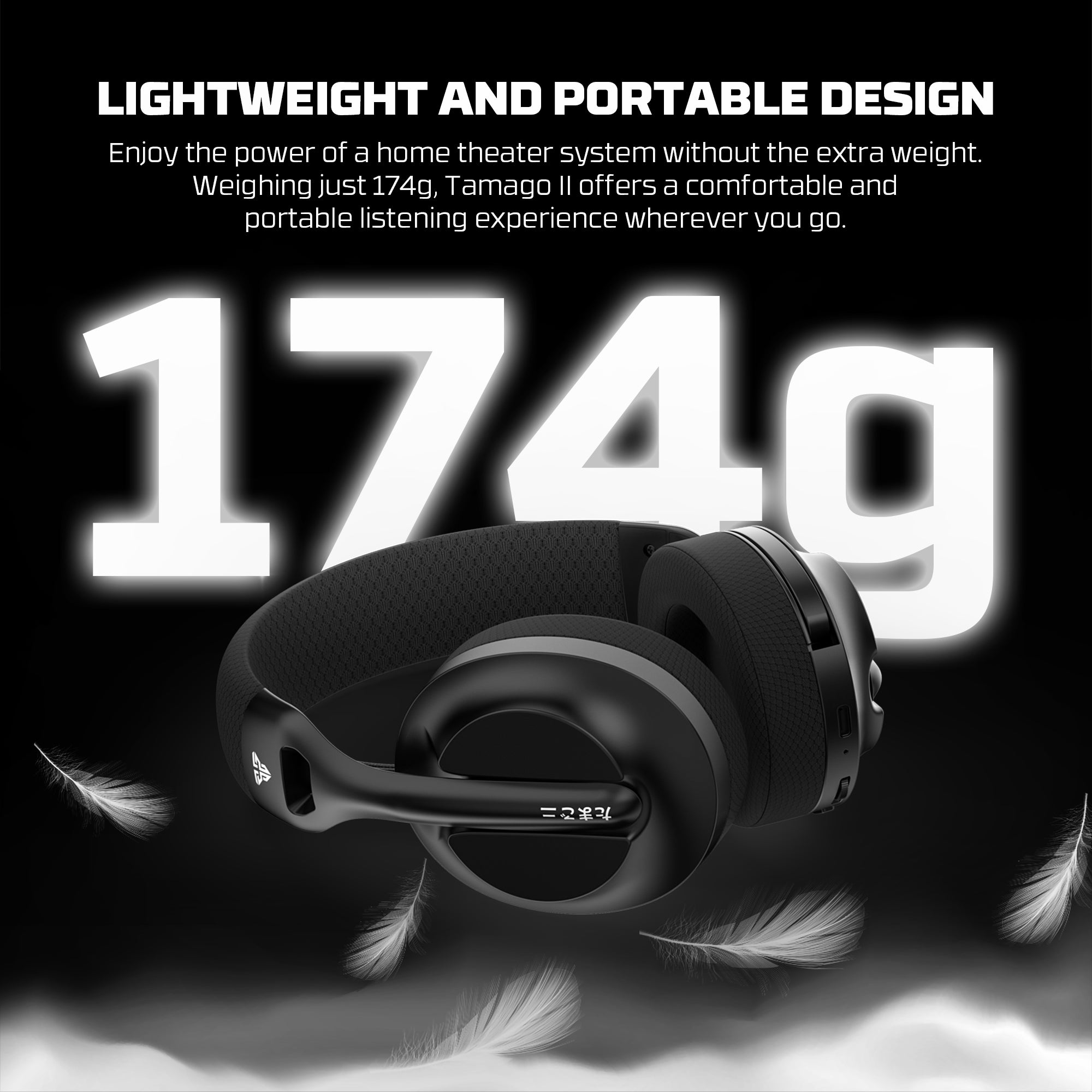 FANTECH WHG04 TAMAGO II Multi-Platform Wireless Gaming Headset White