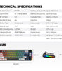 Fantech MK919 ATOM PRO66 Mechanical Keyboard Grey