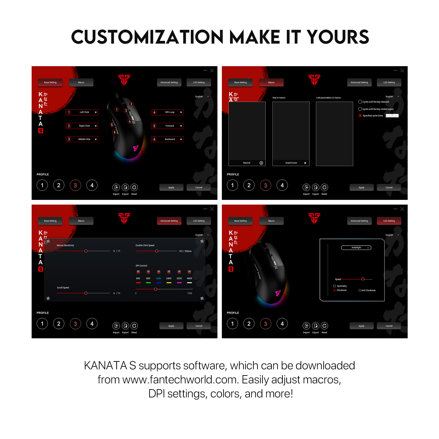 Fantech Kanata VX9S Gaming Mouse New Arrivals 13 JOD