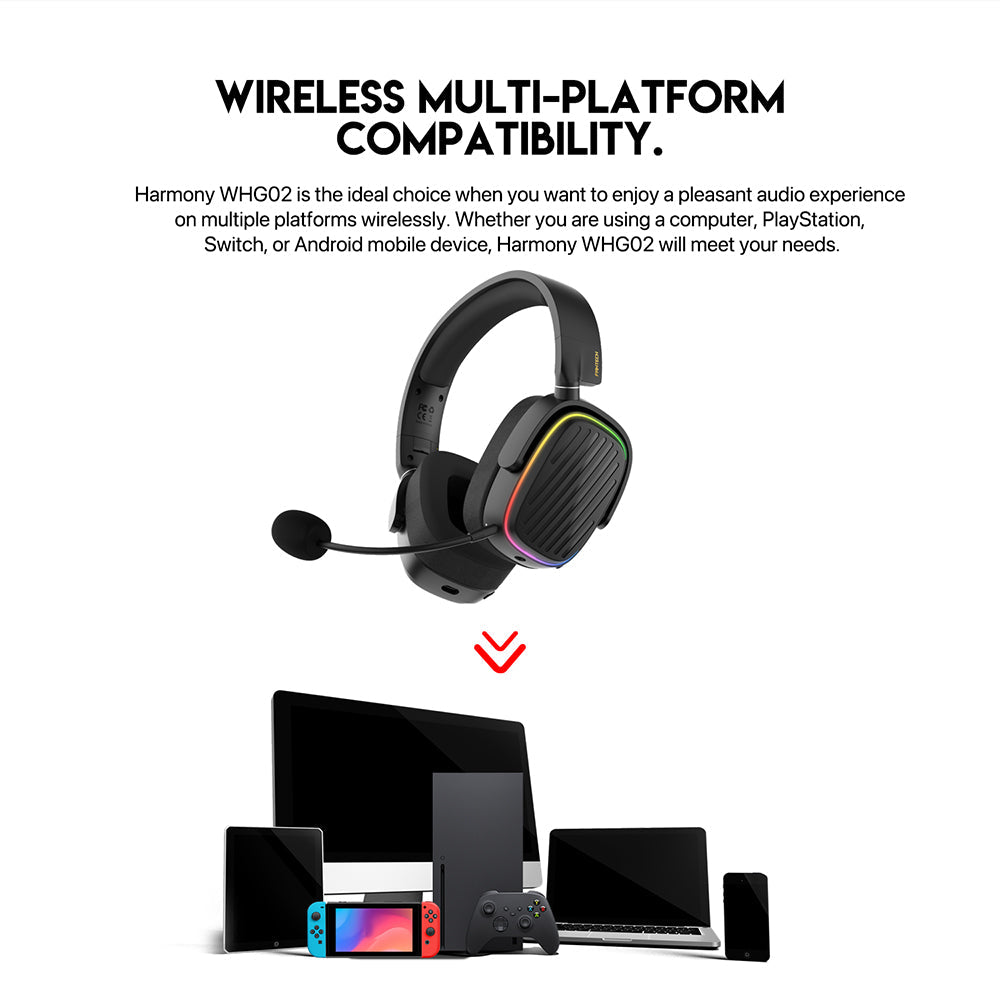 Fantech WHG02 Wireless Headset Harmony New Arrivals 50 JOD