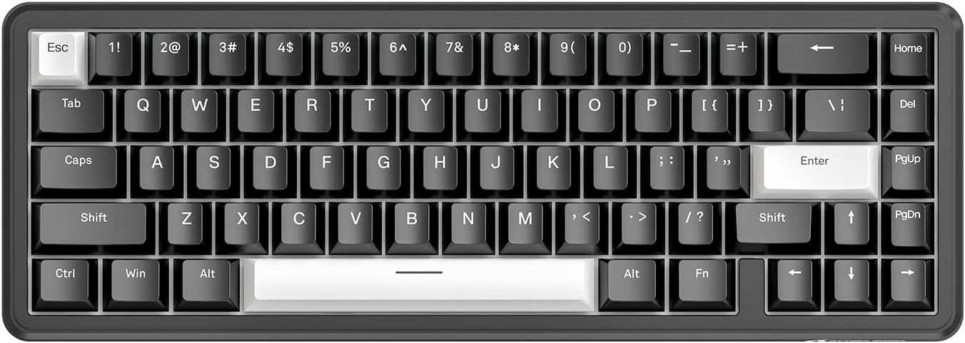 ATTACK SHARK X65 HE Wired Rapid Trigger Magnetic Switch 65% Mechanical Gaming Keyboard