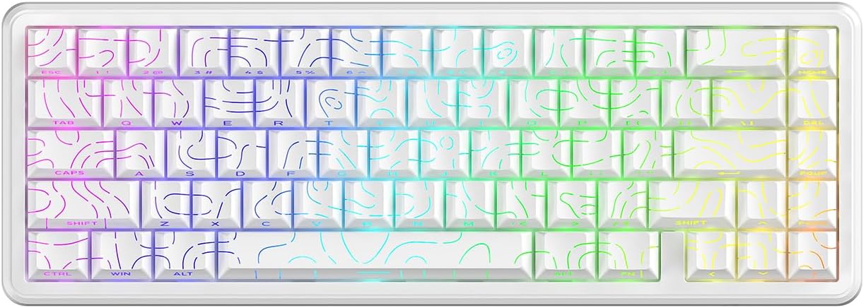 ATTACK SHARK X65 HE Wired Rapid Trigger Magnetic Switch 65% Mechanical Gaming Keyboard