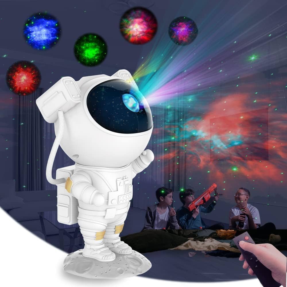 Astronaut Night Light Projector with Music