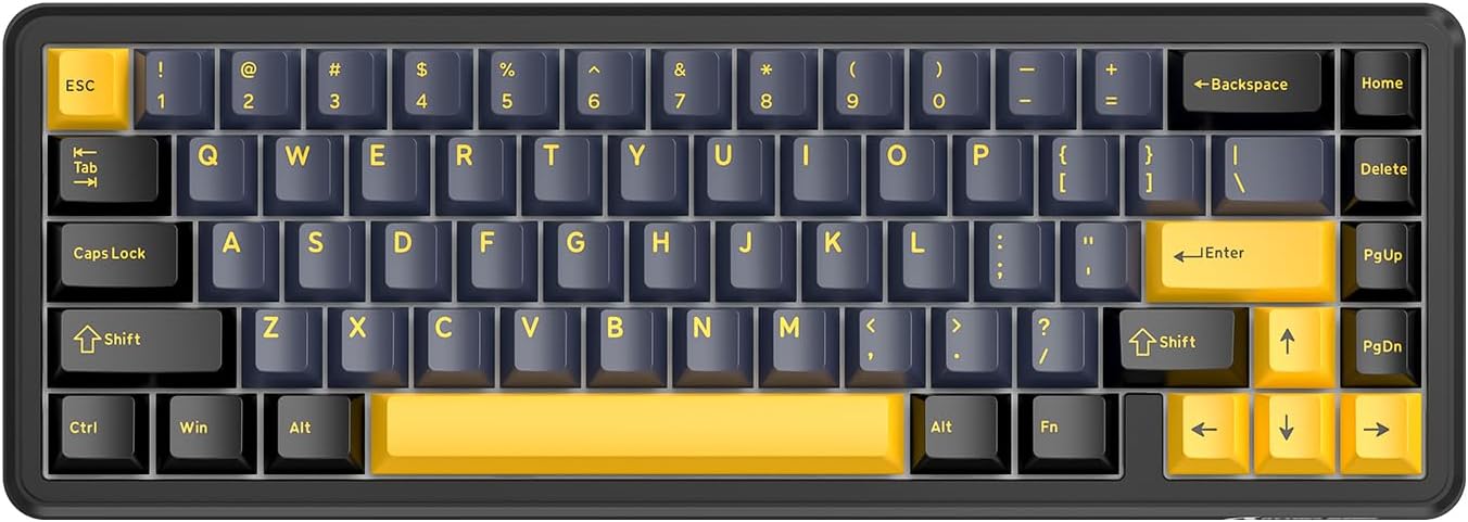 ATTACK SHARK X65 HE Wired Rapid Trigger Magnetic Switch 65% Mechanical Gaming Keyboard