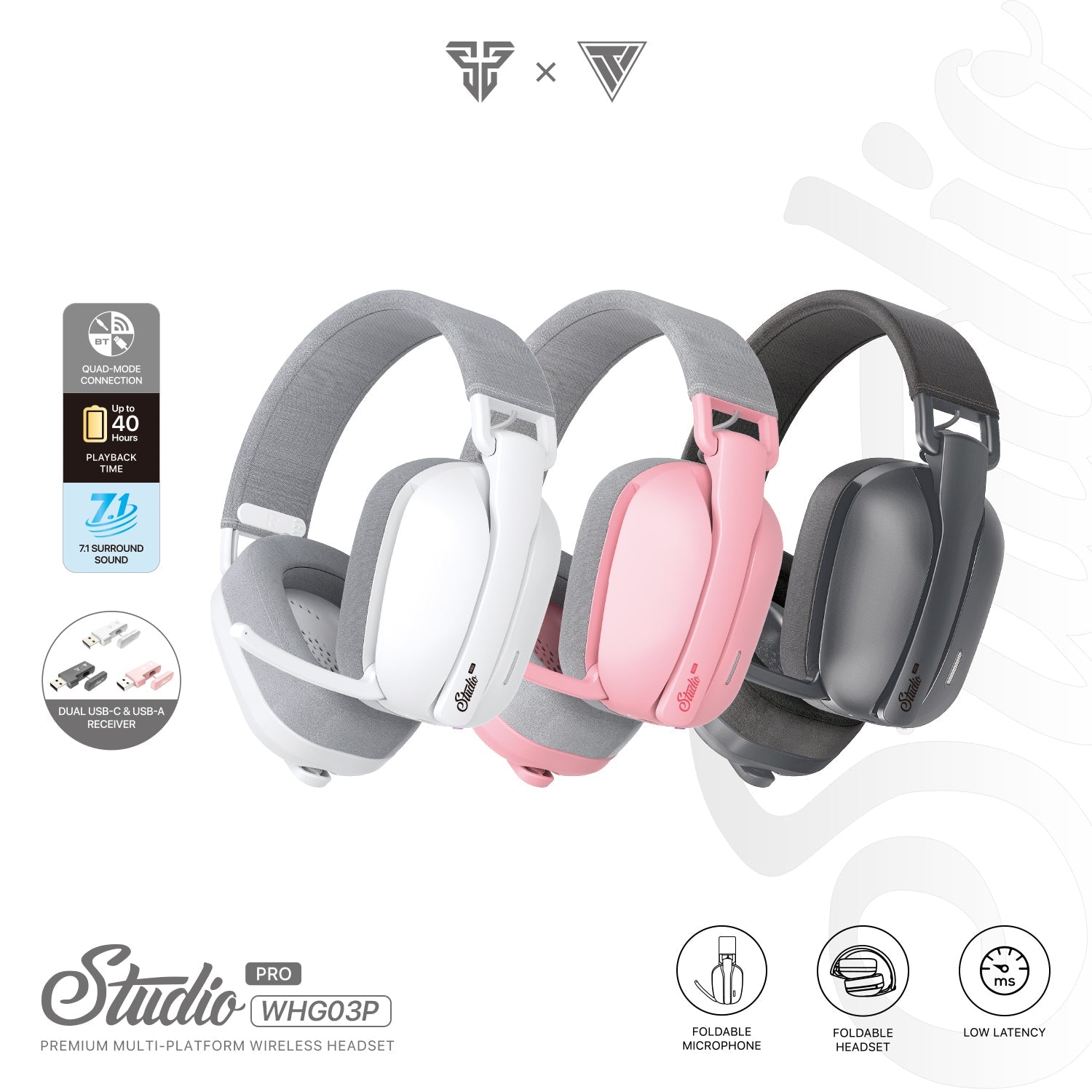 Fantech Studio Pro WHG03P Wireless Headset New Arrivals 40 JOD