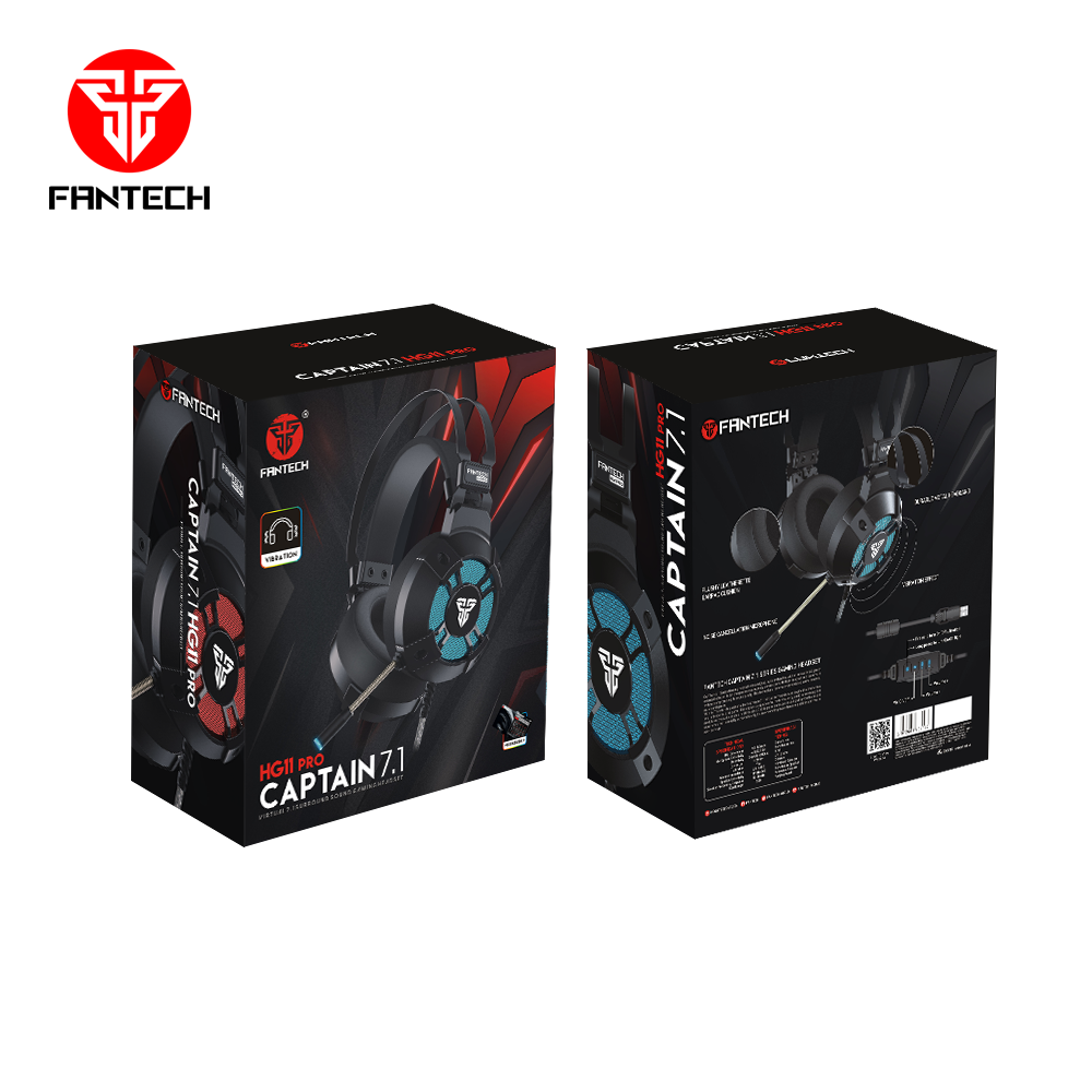 FANTECH VIBRATION HG11 PRO 7.1 SPACE EDITION GAMING HEADSET