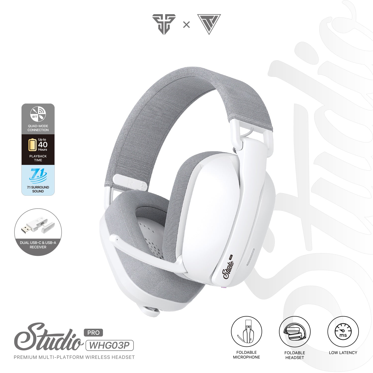 Fantech Studio Pro WHG03P Wireless Headset New Arrivals 40 JOD