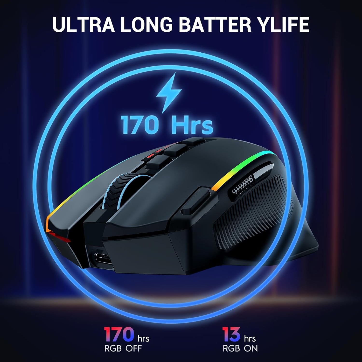 Redragon M915WL Wireless Gaming Mouse