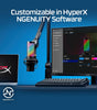 HyperX QuadCast 2 S – USB Microphone, with RGB Lighting, Streaming and Podcasting, with On-Board Controls, LED Lighting, Removable Shock Mount, PC, Mac, USB-C - Black