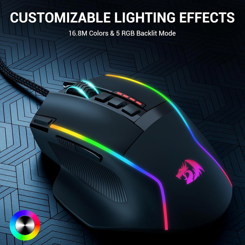 Redragon M915 Gaming Mouse, Wired Gaming Mouse