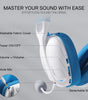 Redragon H878 3-Mode Wireless Blue Lighting Gaming Headset - Lightweight - 7.1 Surround Sound