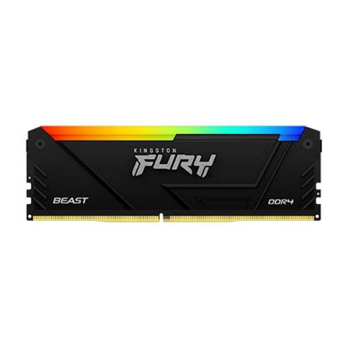 Kingston 16 GB RAM FURY HyperX Beast 3200MT/s DDR4 RGB Memory Style and Performance