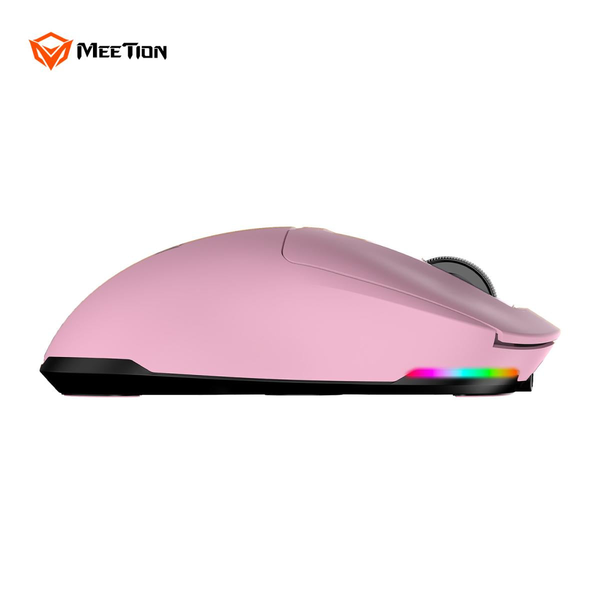 Meetion Air GW24 2.4G Bluetooth & Wired Gaming Mouse -Pink