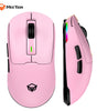 Meetion Air GW24 2.4G Bluetooth & Wired Gaming Mouse -Pink