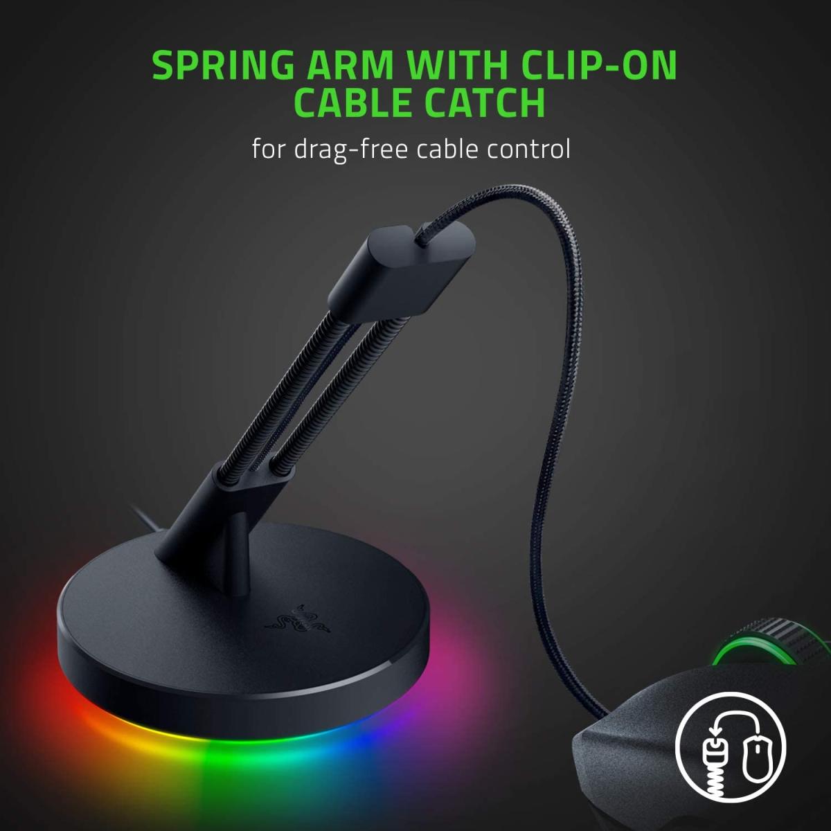 Razer Mouse Bungee V3 Chroma Mouse Cable Holder with RGB Lighting