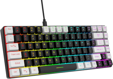 T60 Mechanical Gaming Keyboard 60% ( black & grey )