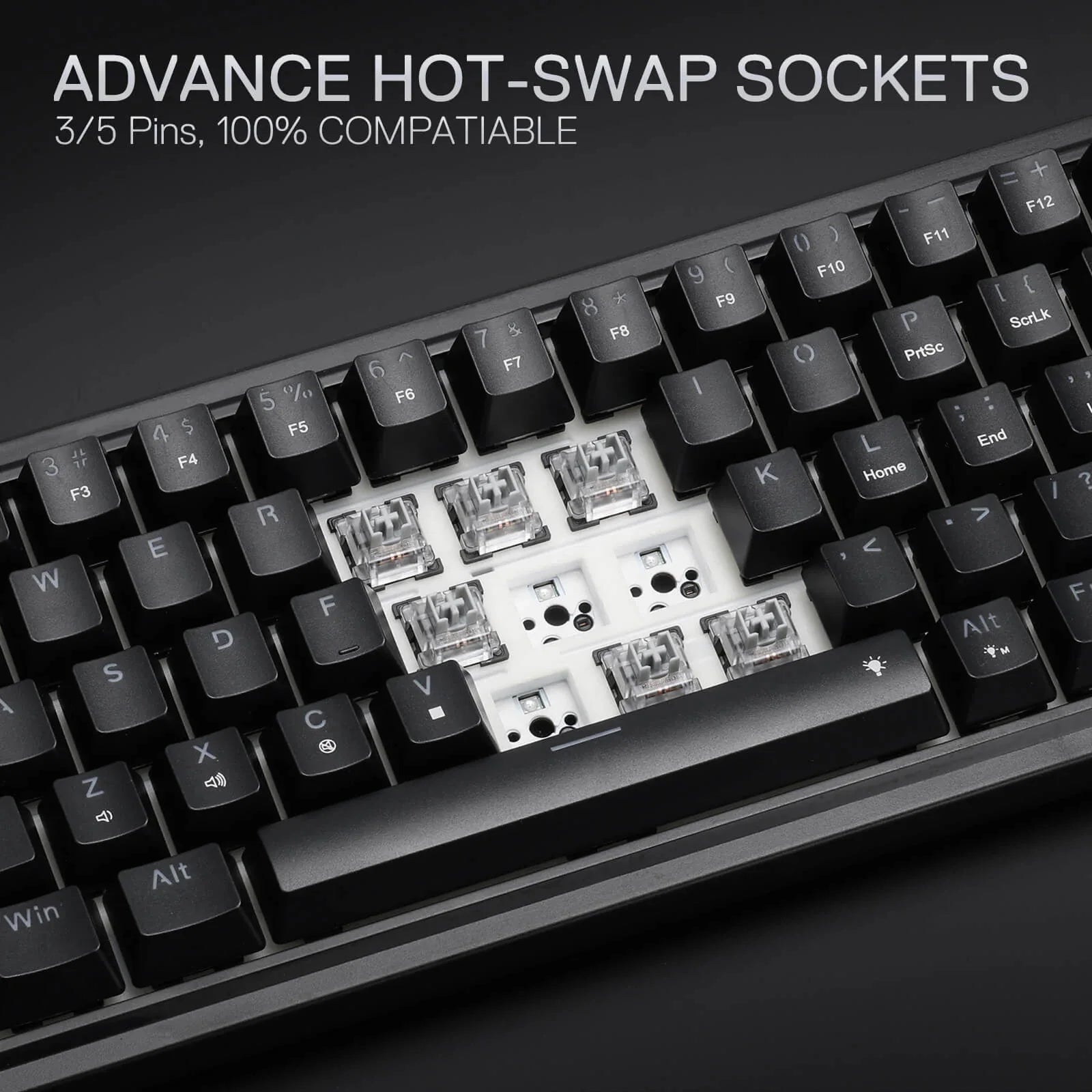 Redragon K709 65% Wired Gasket RGB Gaming Keyboard