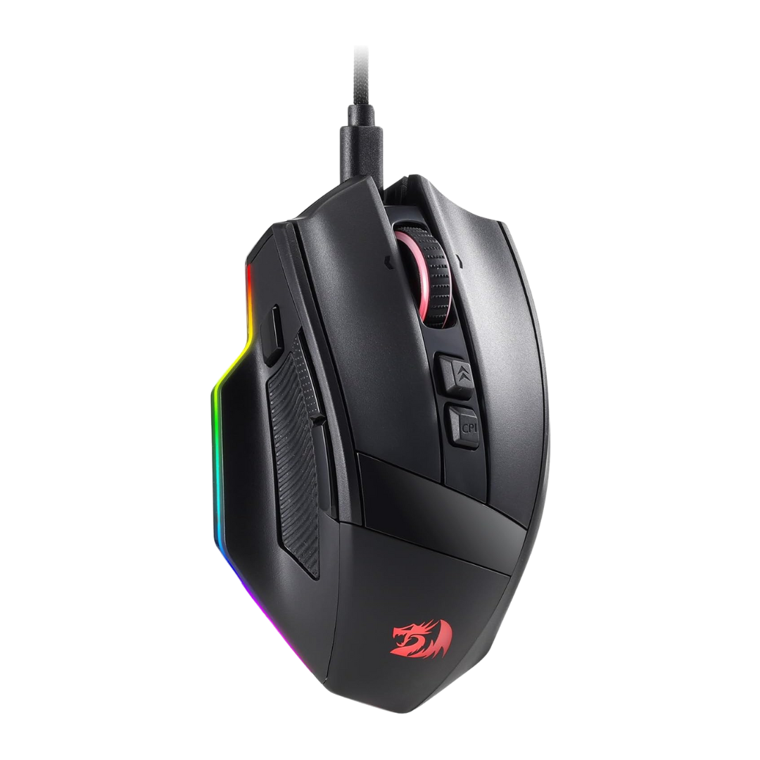 Redragon M813 RGB Wired Gaming Mouse with 4D Dual Mode Scroll Whee