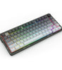 Redragon K673 GG 75% Wireless Gasket RGB Gaming Keyboard, 3-Modes 81 Keys PBT Compact Mechanical Keyboard w/Hot-Swap Socket, Dedicated Knob Control & 5-Layer Noise Dampening, Custom Linear Switch