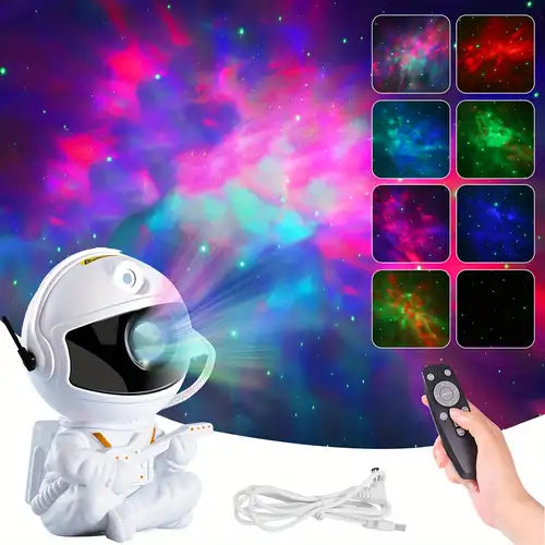 Galaxy Star Projector Starry Sky Night Light Astronaut Lamp