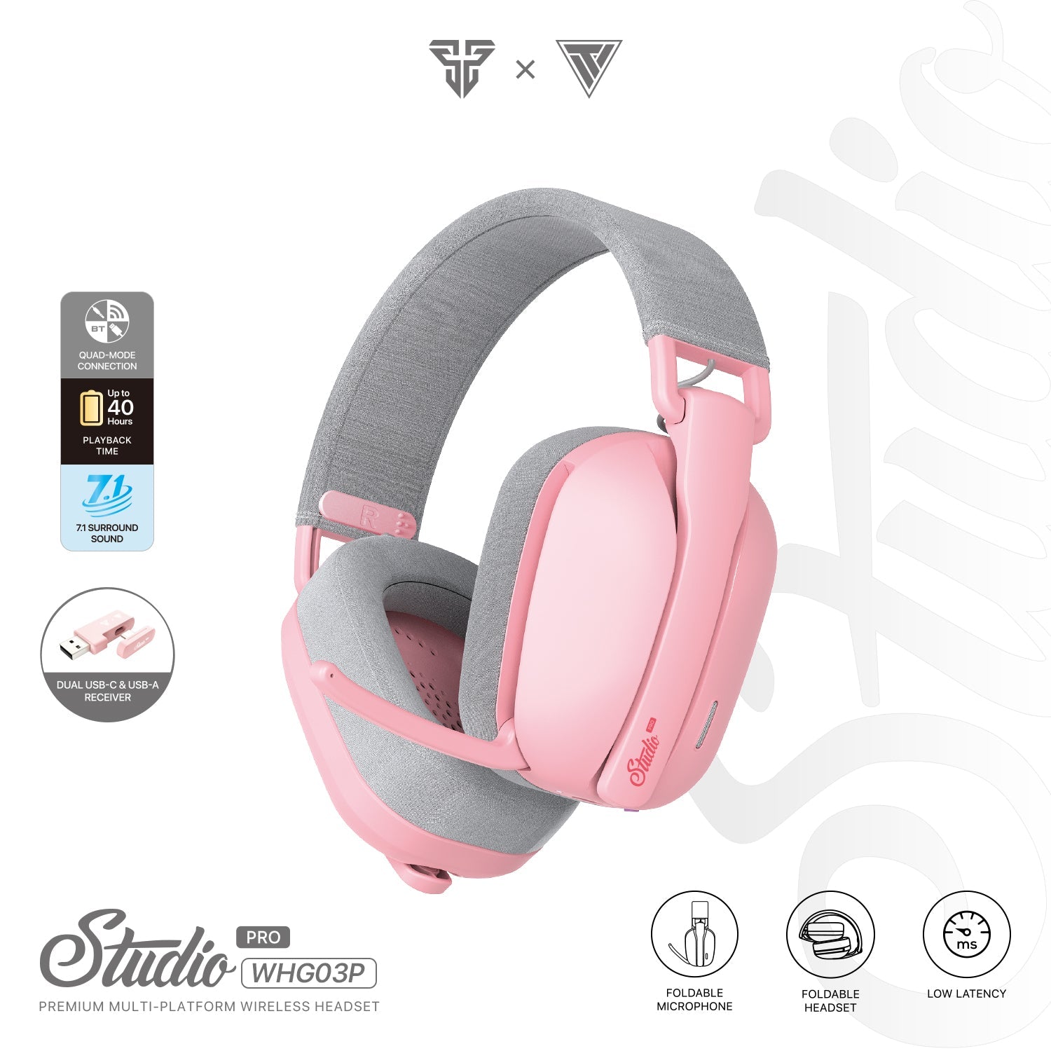 Fantech Studio Pro WHG03P Wireless Headset New Arrivals 40 JOD
