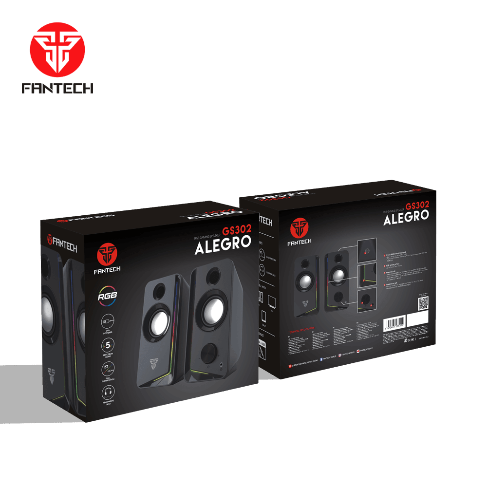 FANTECH GS302 ALEGRO RGB GAMING SPEAKER Audio 23 JOD