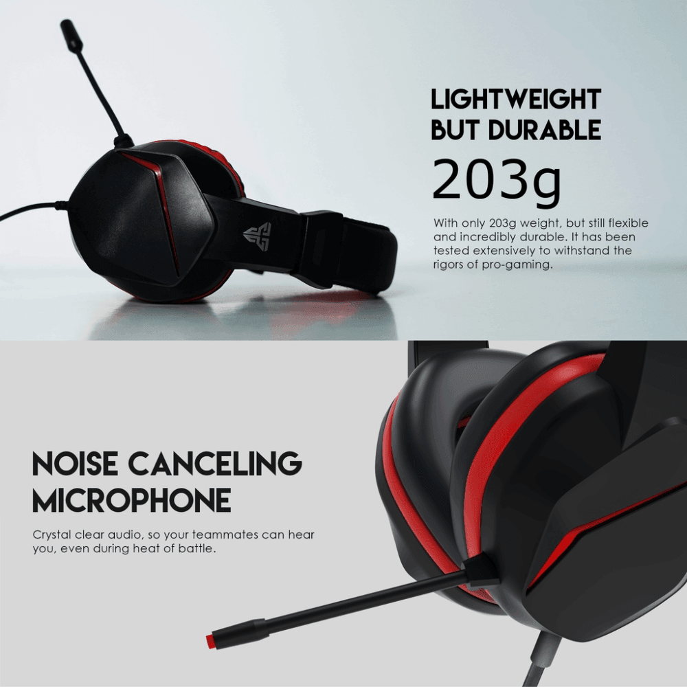 Fantech HQ54 Mars II Gaming Headset Headphones with Noise Cancelling Mic Audio