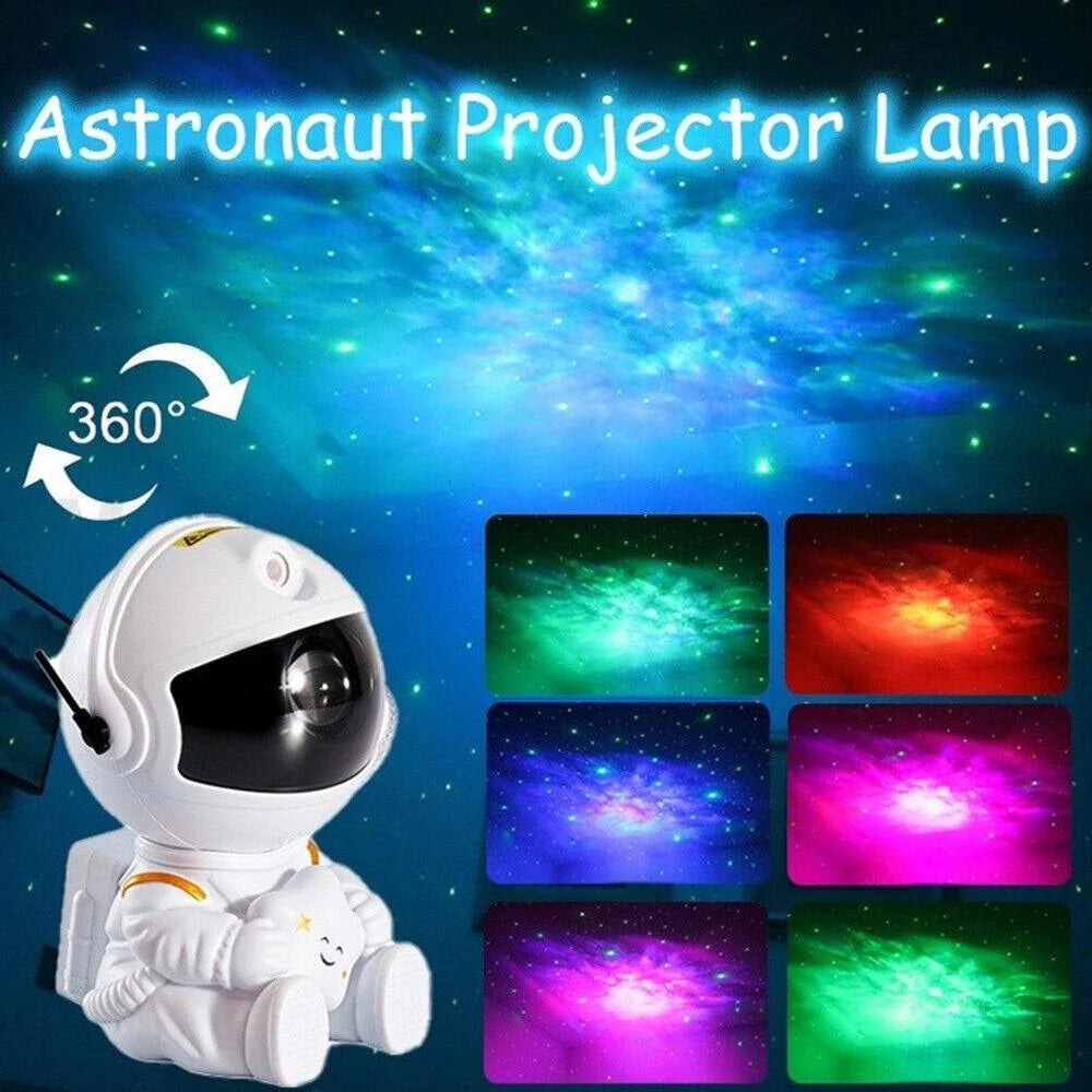 Galaxy Star Projector Starry Sky Night Light Astronaut Lamp