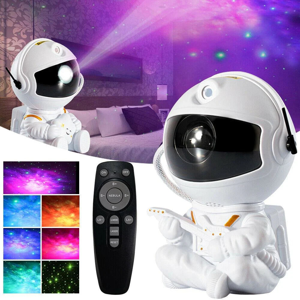 Galaxy Star Projector Starry Sky Night Light Astronaut Lamp