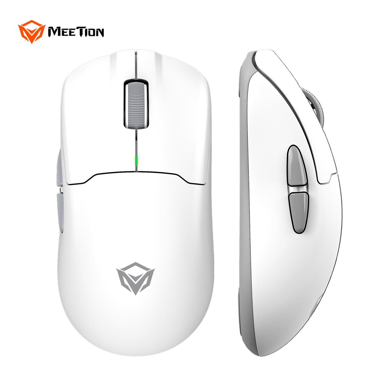 Meetion Air GW39 PAW3395 Sensor Wireless Gaming Mouse with Charging Dock -White