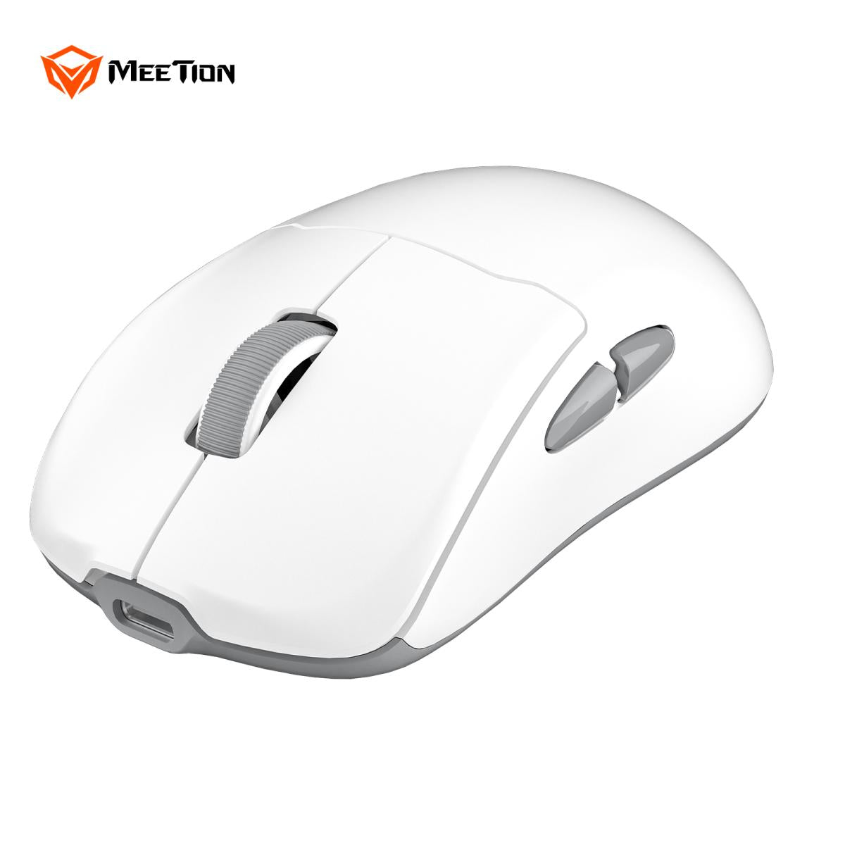 Meetion Air GW39 PAW3395 Sensor Wireless Gaming Mouse with Charging Dock -White