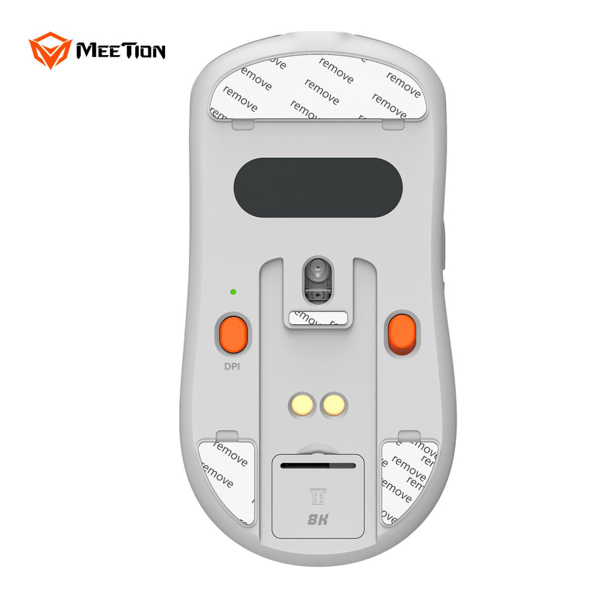 Meetion Air GW39 PAW3395 Sensor Wireless Gaming Mouse with Charging Dock -White
