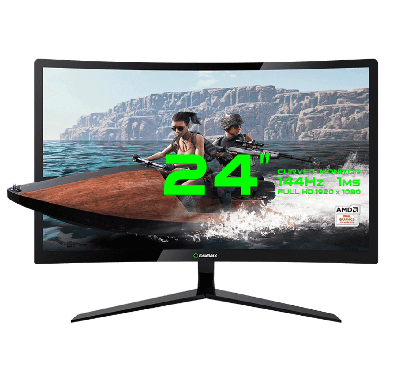 144hz Curved Monitor gamemax