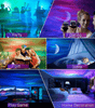 Northern Lights Aurora Projector Galaxy Star Bluetooth Speaker Lightning 30 JOD