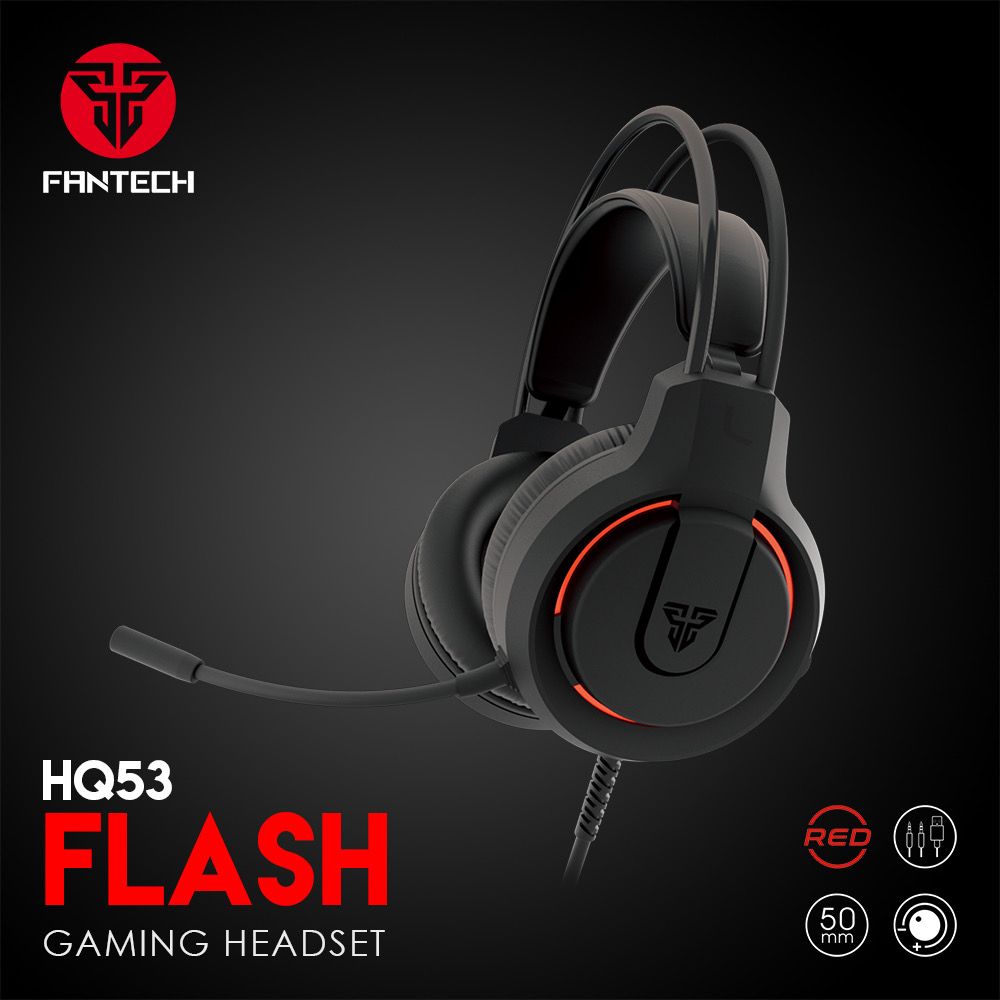FANTECH HQ53 FLASH LIGHTWEIGHT WIRED GAMING HEADSET