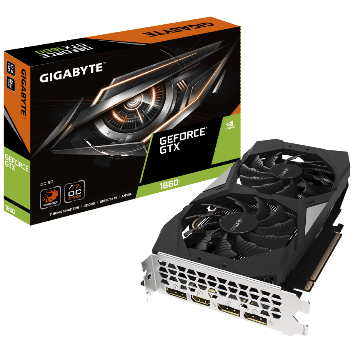 GIGABYTE GeForce GTX 1660 OC 6G WINDFORCE 6GB GDDR5