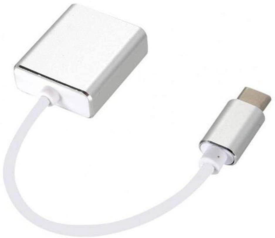 USB C Sound Card External Audio Adapter 3.5mm Stereo Headphones