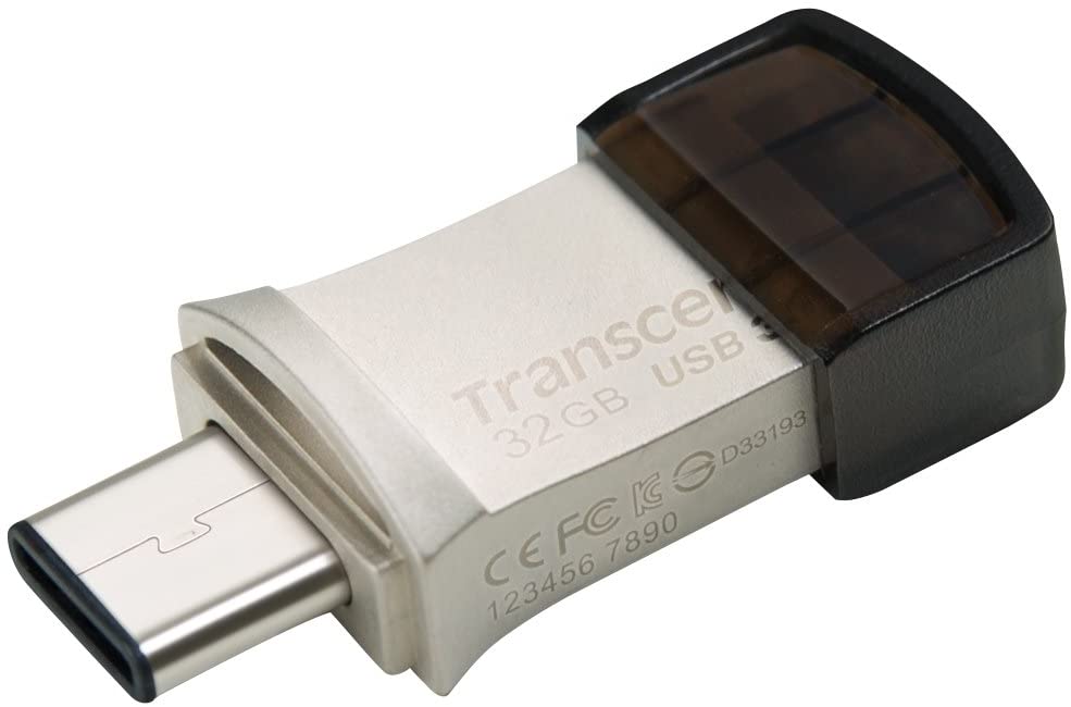 Transcend TS32GJF890S 32GB Jetflash 890, Silver Plating
