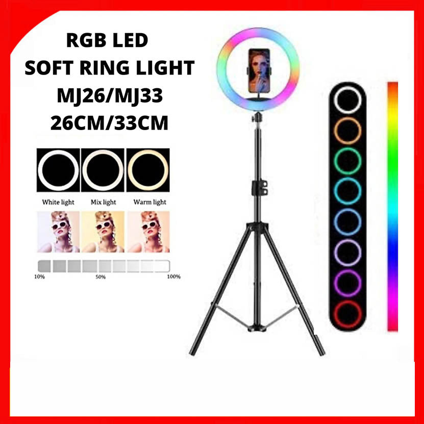 RGB LED SOFT RING LIGHT MJ33