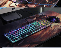 AULA S2016 Mechanical Gaming Keyboard BLUE Switch 104-keys Square RGB