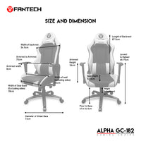 FANTECH GC-182 GAMING CHAIR